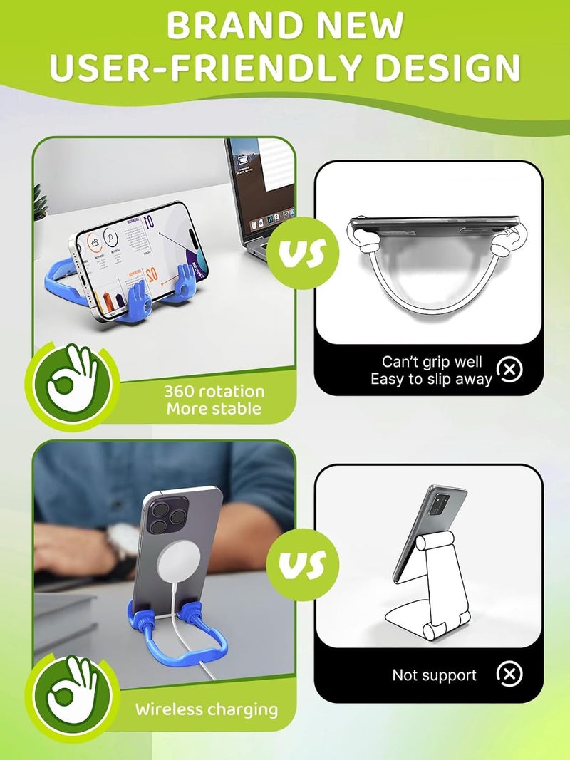 CALDEVER Valentines Day Gifts for Teens Boys Kids Him Cell Phone Holder: Mens Gifts for Adults OK Hand Phone Stand for Desk Teenage Dad Husband Women Funny Cool Gadgets Who Have Everything Birthday Gifts - Image 4